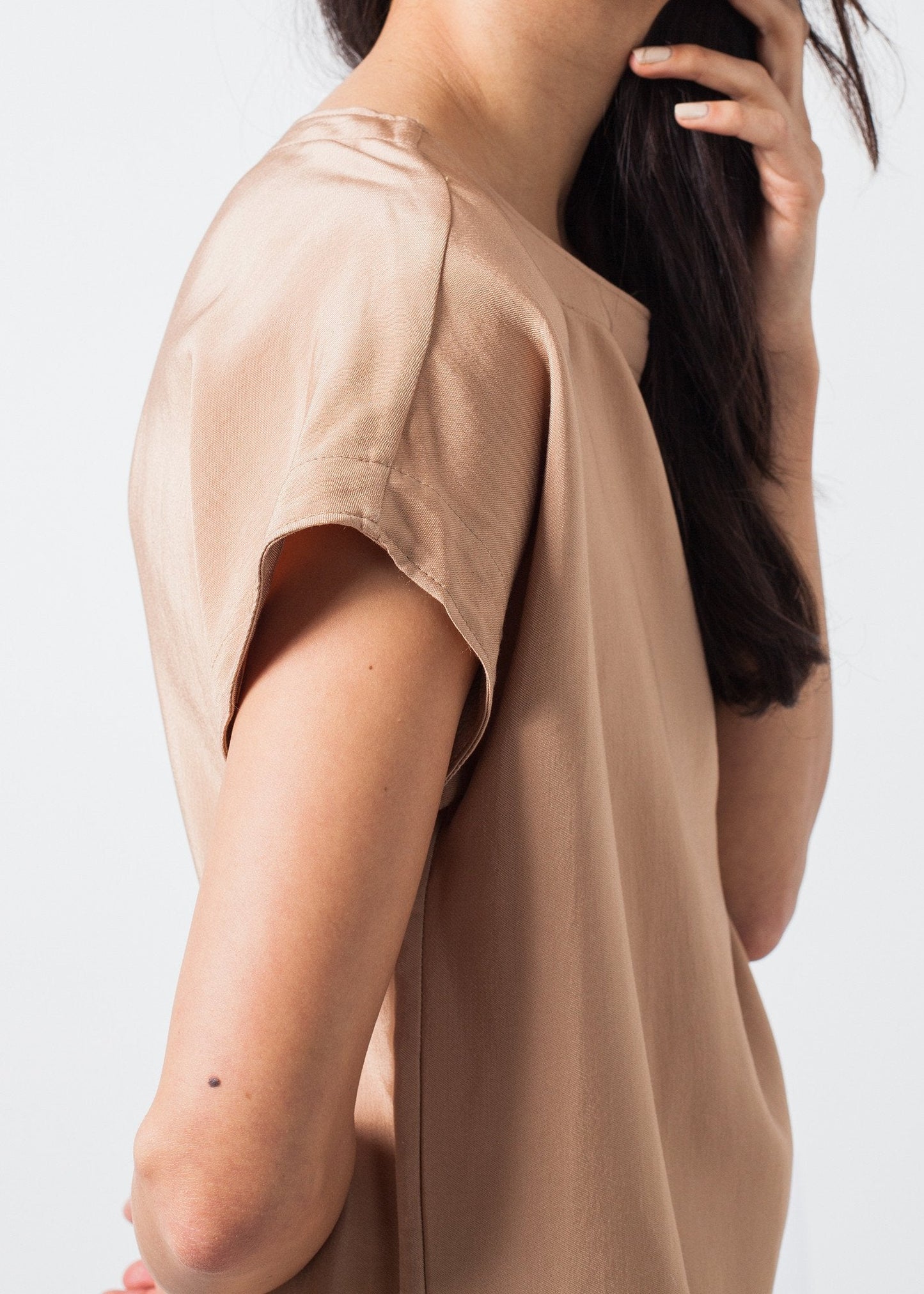 Philomene Kleid in Camel