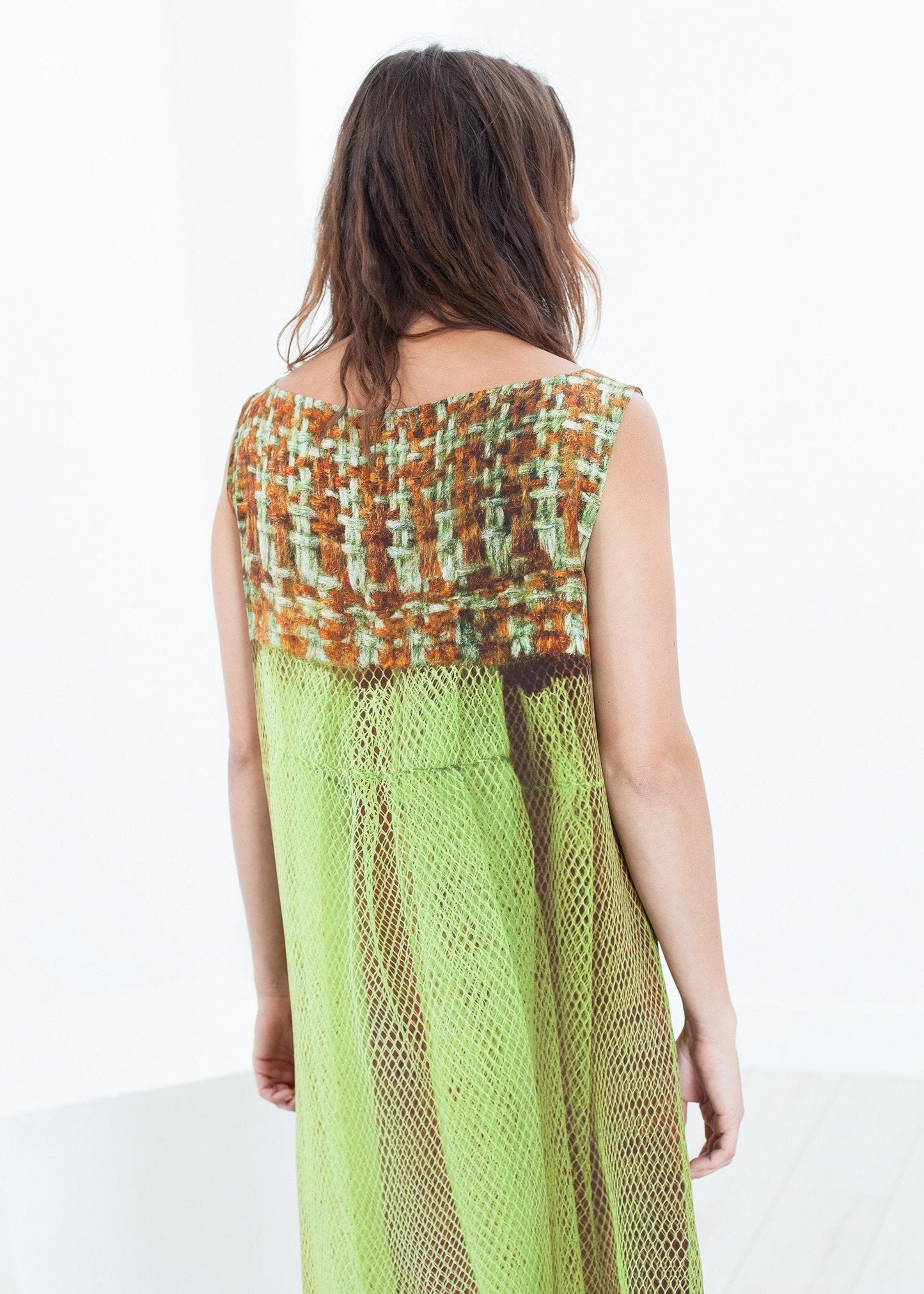 Silk Shift i Tweed och Net