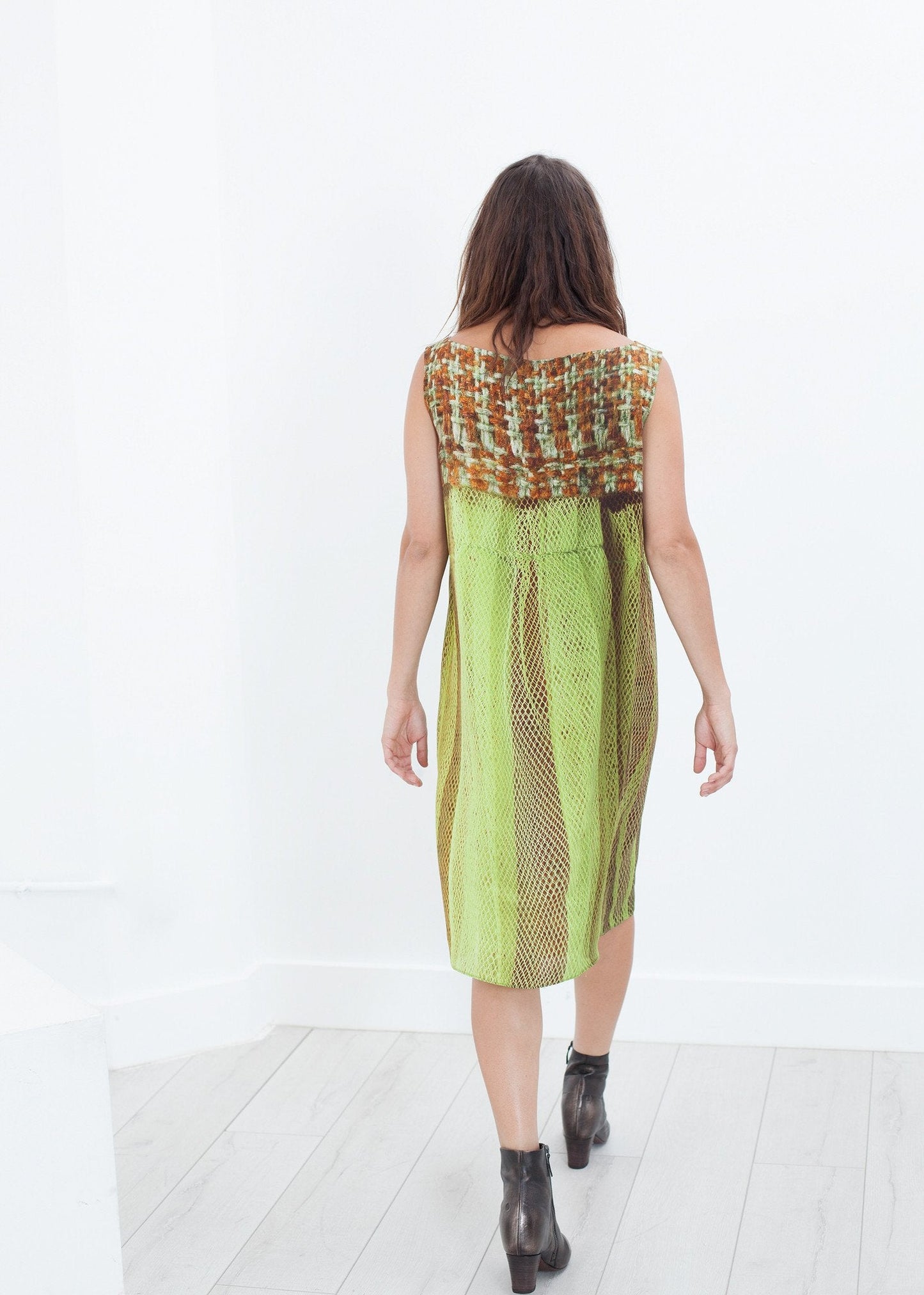 Silk Shift i Tweed och Net