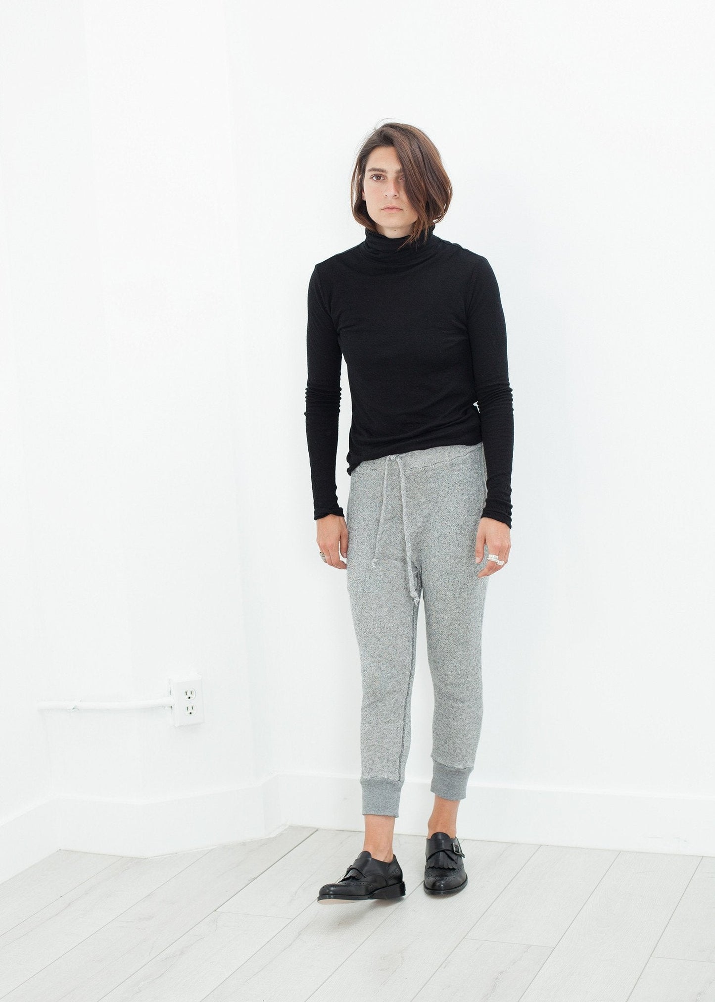 Highsoft Cropped Sweat i Heather Grey