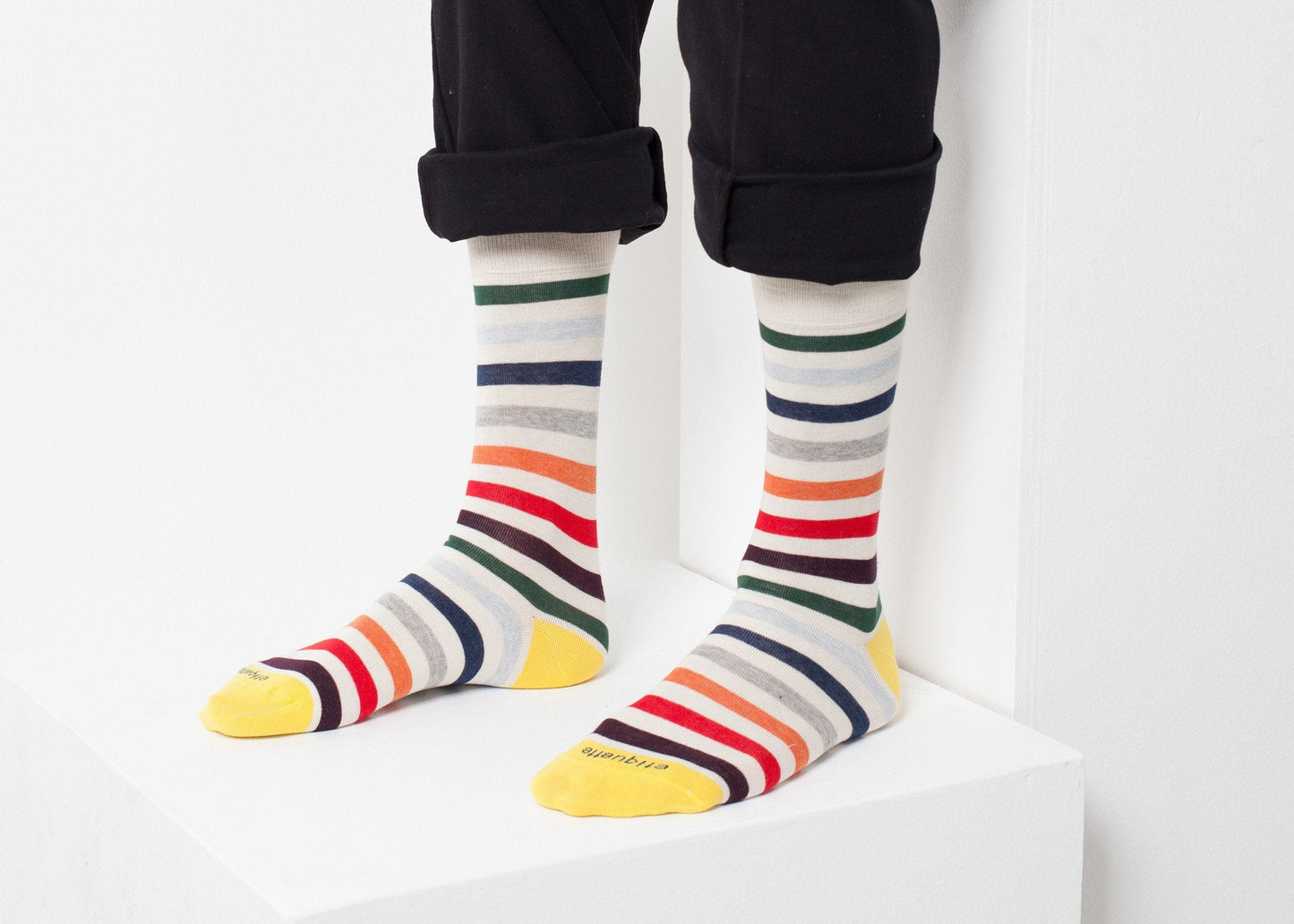 Socken mit East River-Streifen