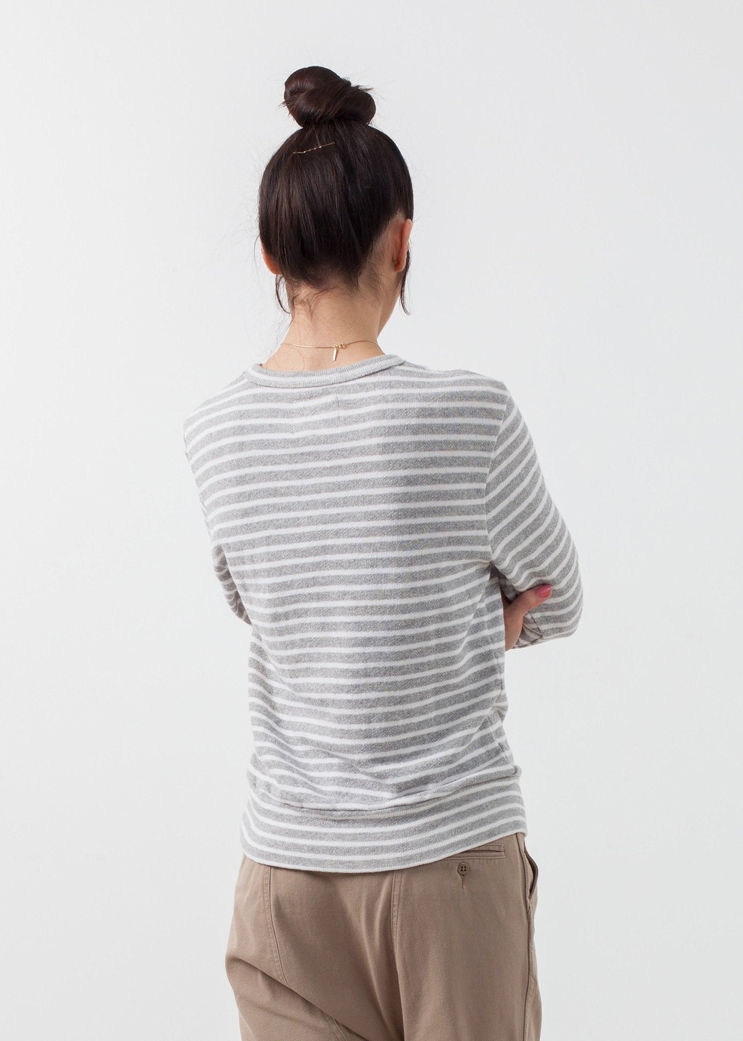Gestreifter Pullover