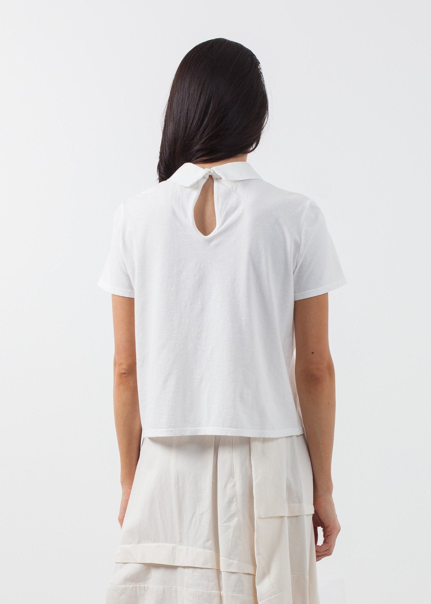 Bluse mit doppeltem Kragen