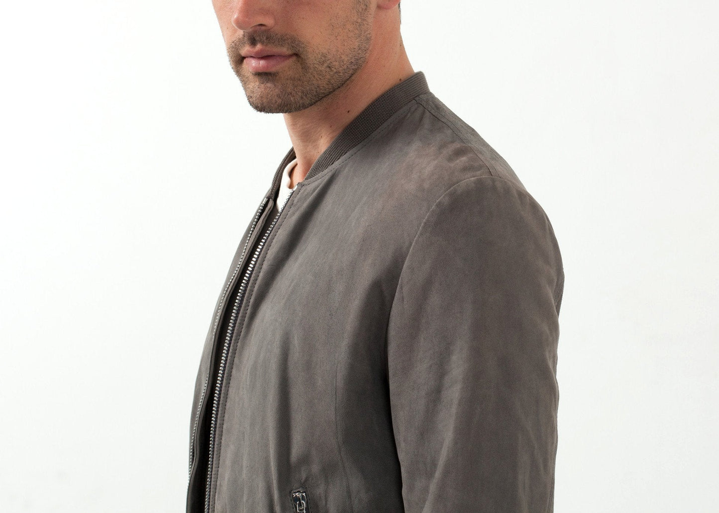 Blouson aviateur en cuir