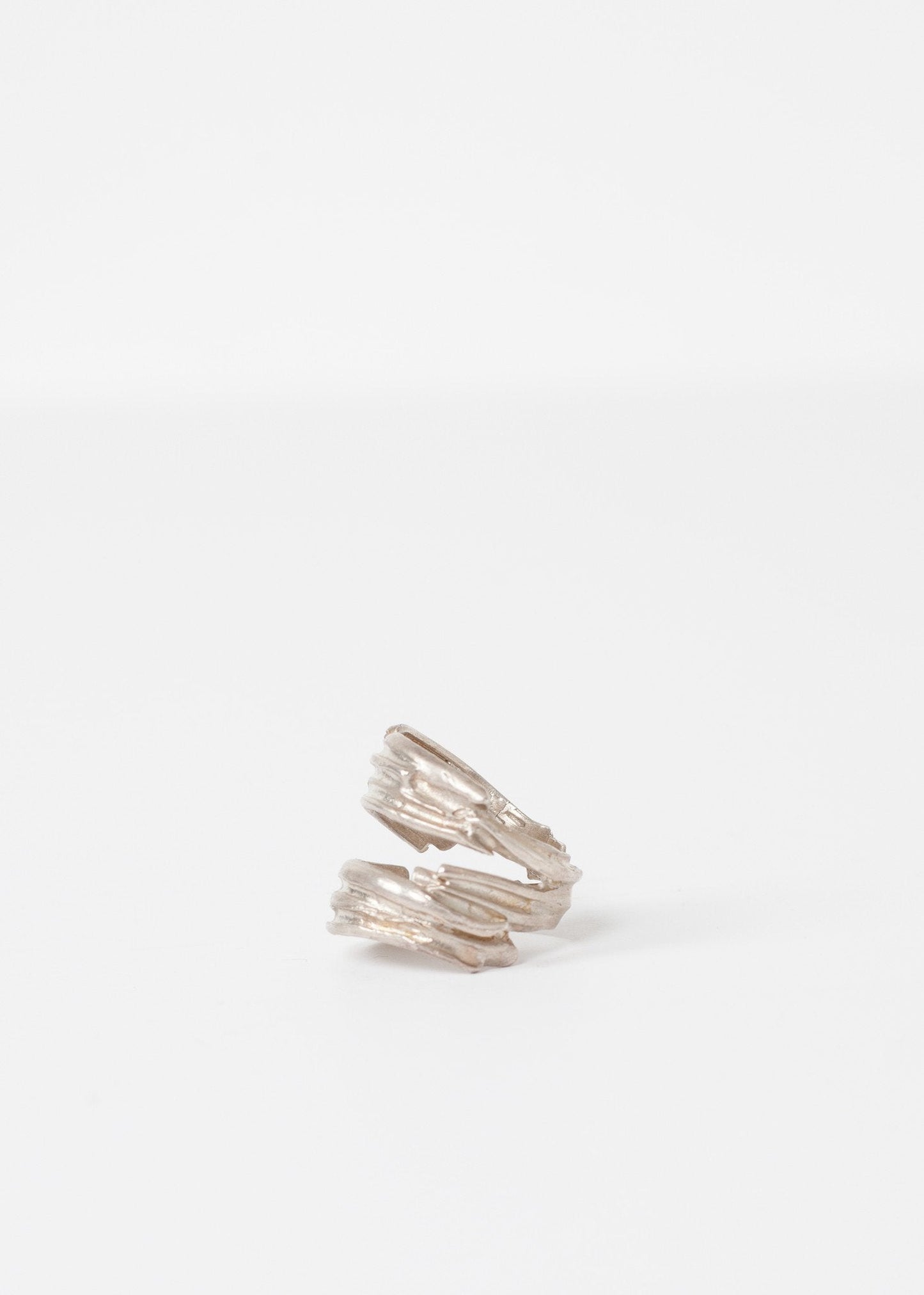 Anneau de bobine d'argent en sterling