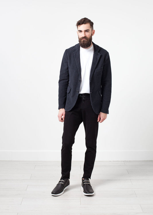 Blazer en coton brossé Zepo