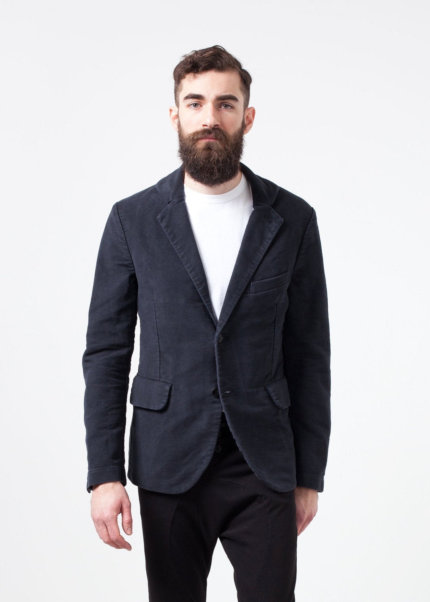 Zepo Blazer i Borstad bomull