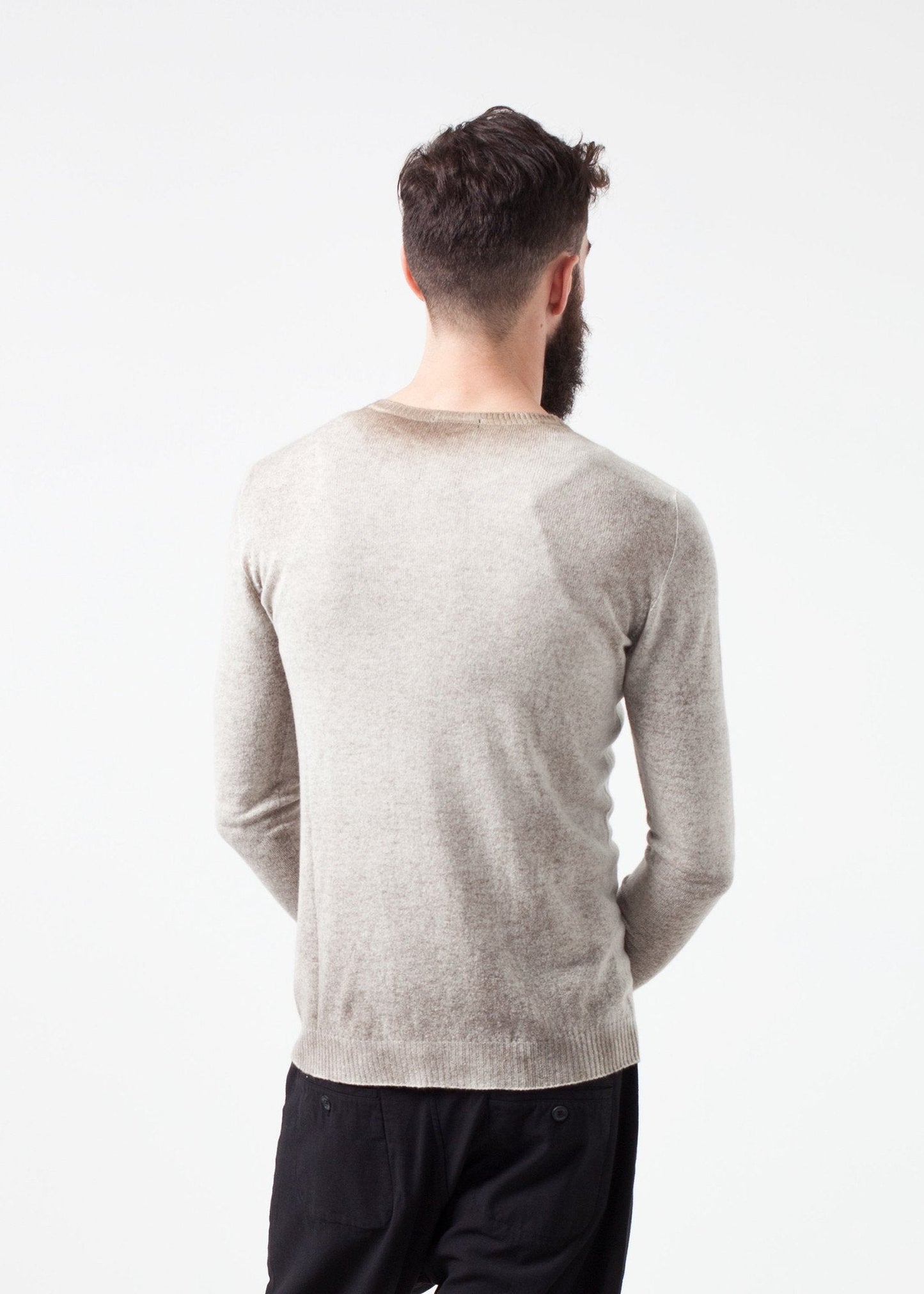 Fläckig Cashmere Crewneck