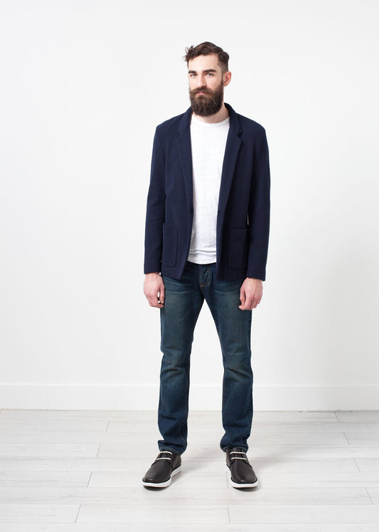 Baumwolljacke in Navy