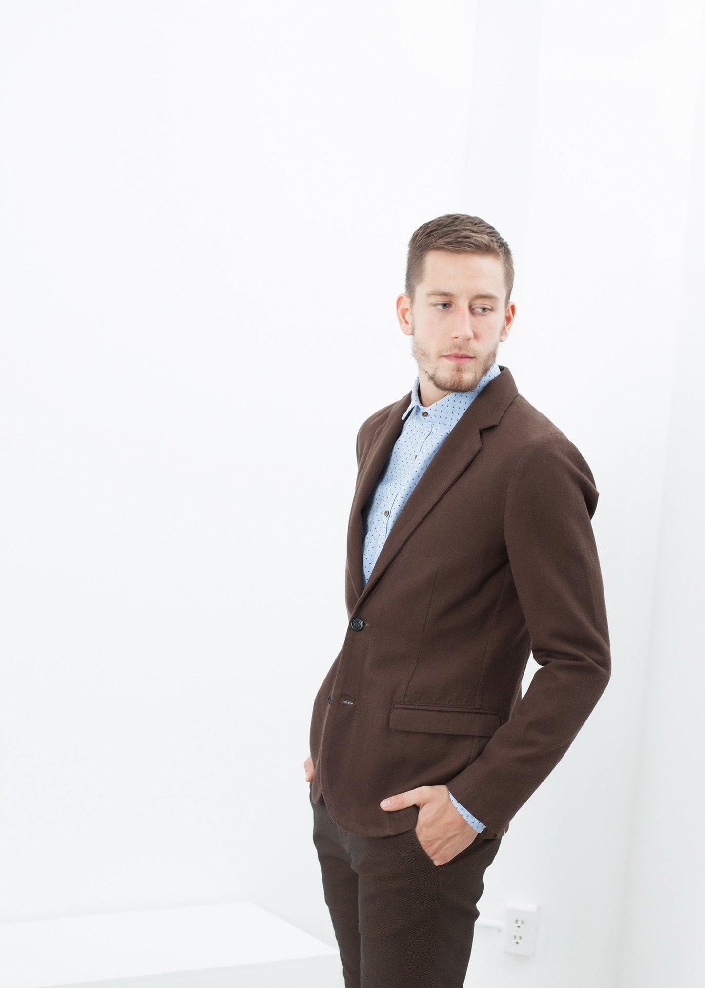 Veste sport en marron