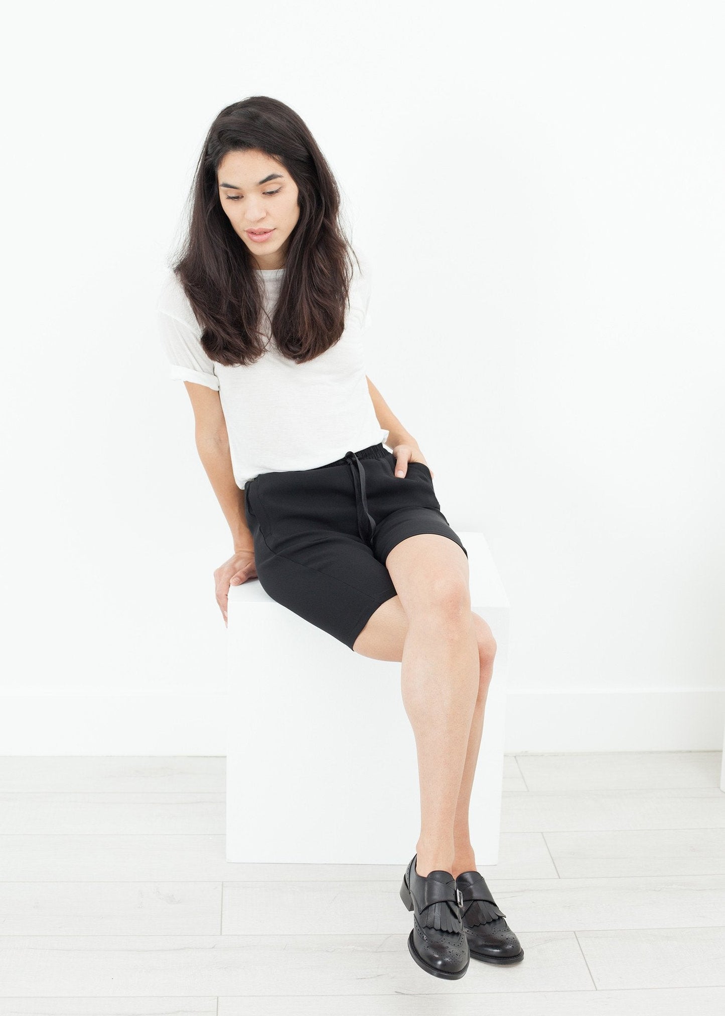 Nuit-Shorts in Schwarz