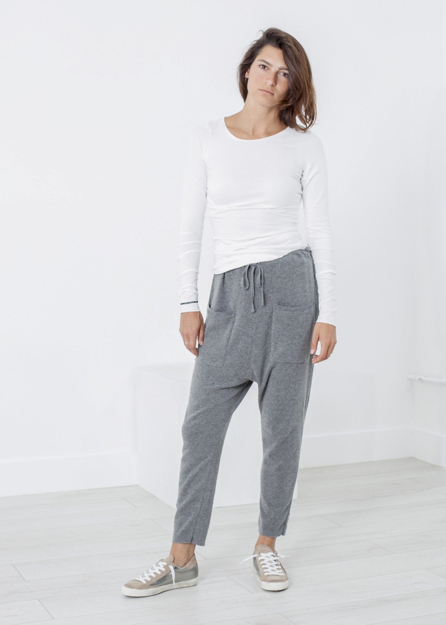 T-shirt stretch en lait