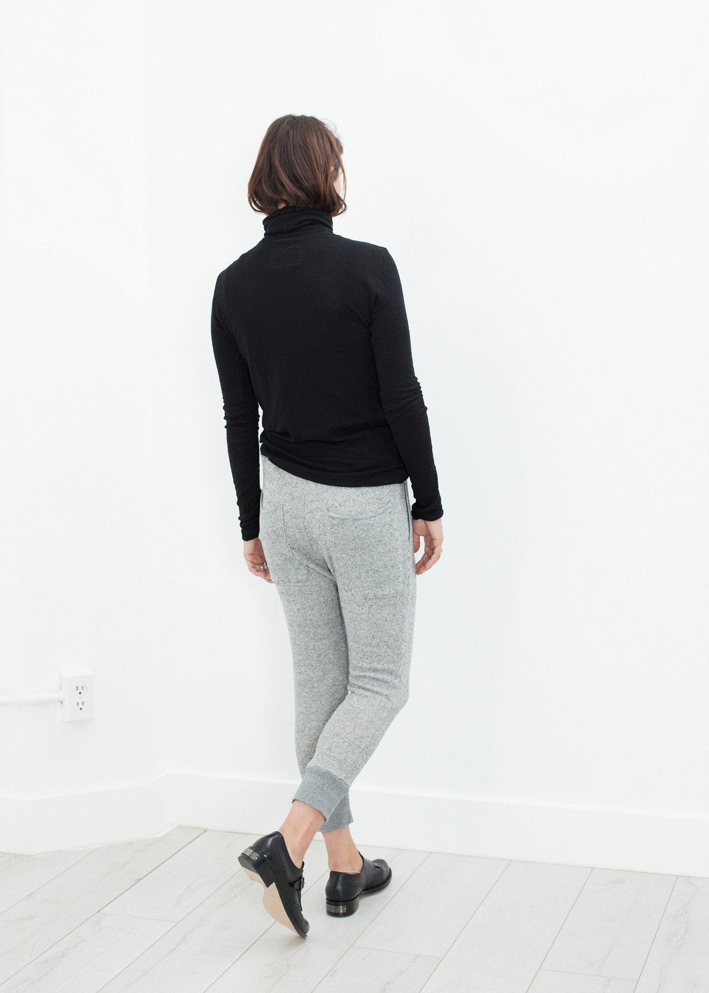 Highsoft Cropped Sweat i Heather Grey
