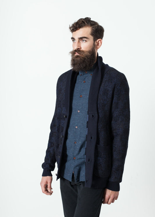 Giacca Madras Strickjacke