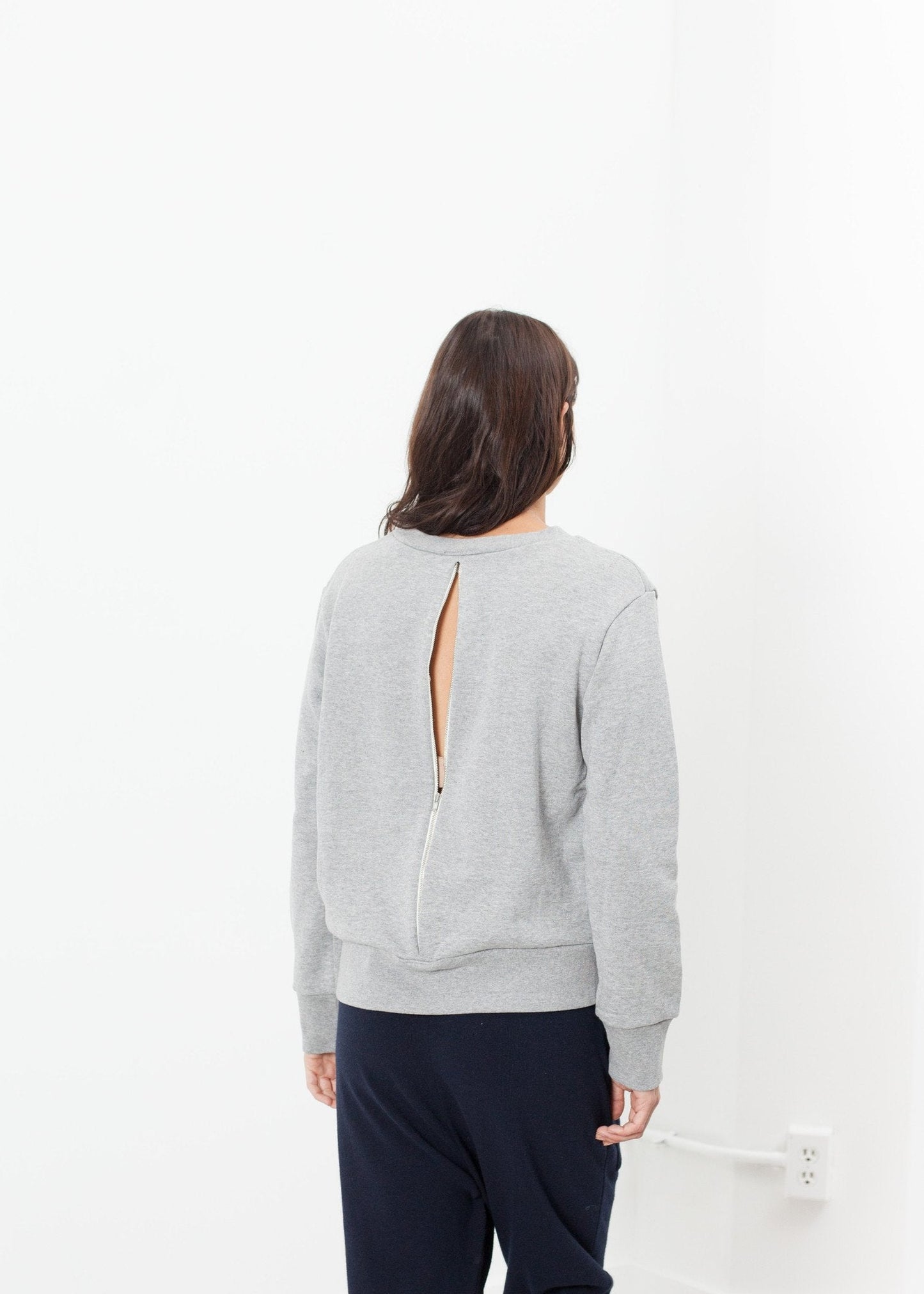 Sweat Loopwheeler en gris