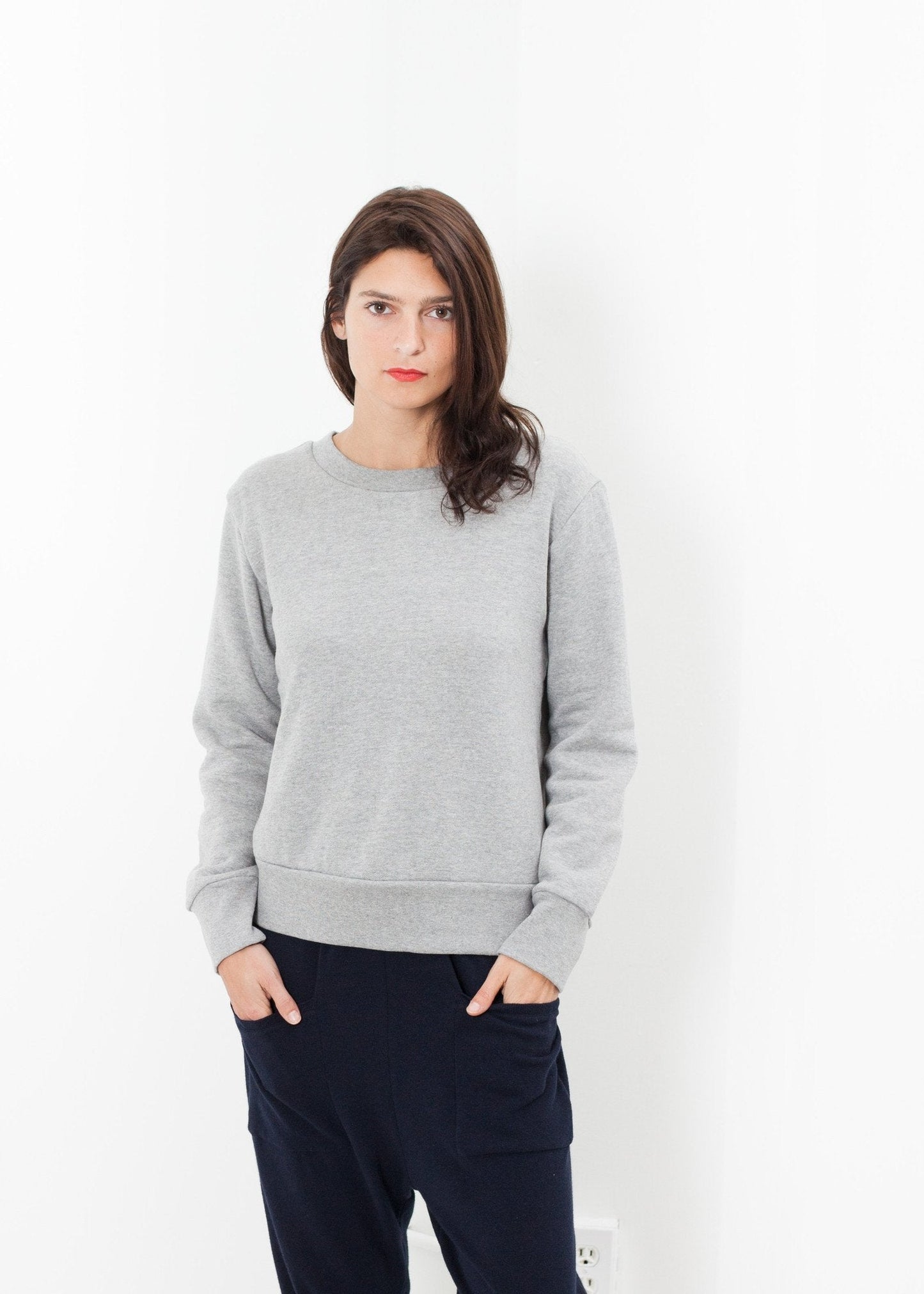 Sweat Loopwheeler en gris