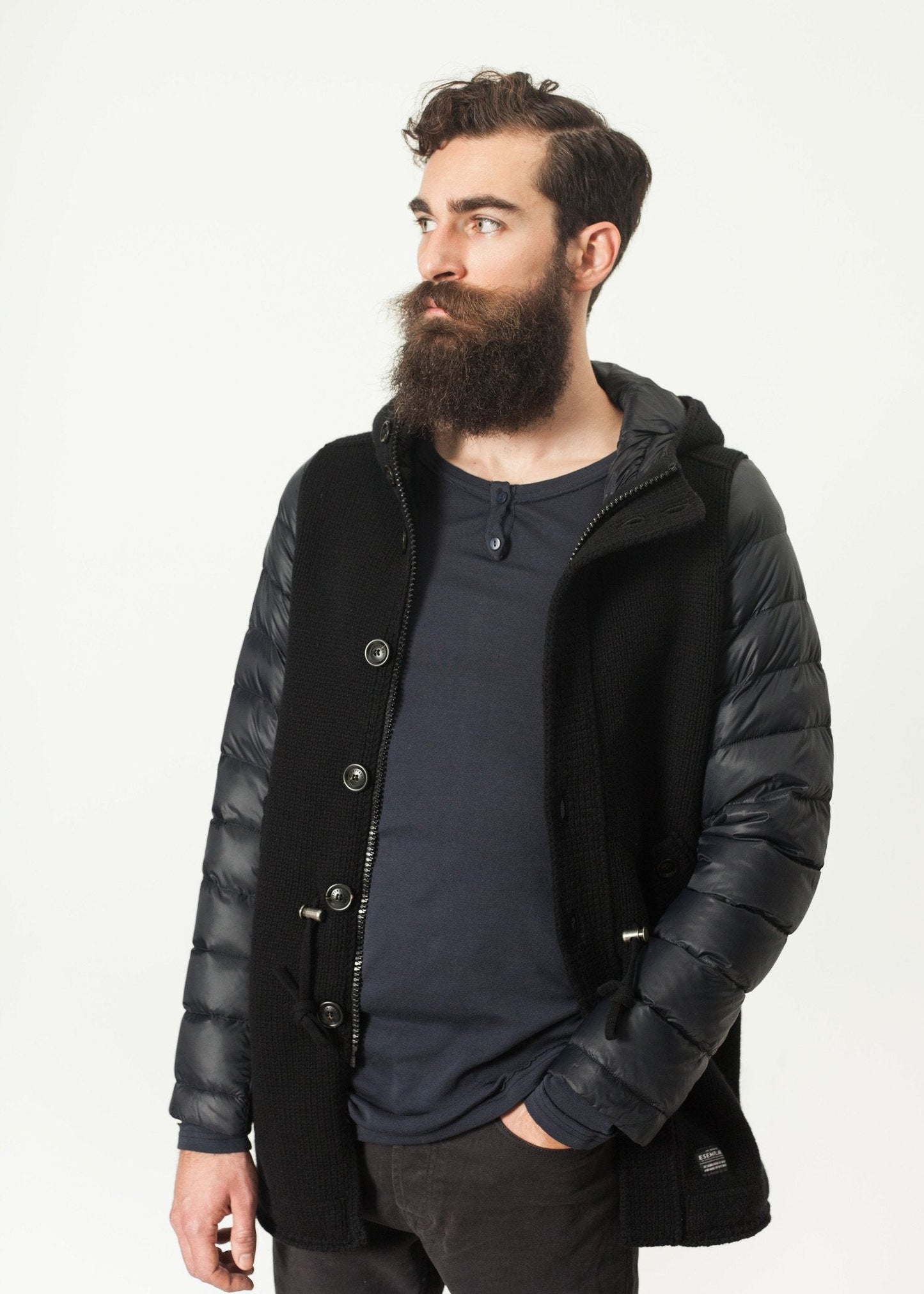 Hooded Parka i svart