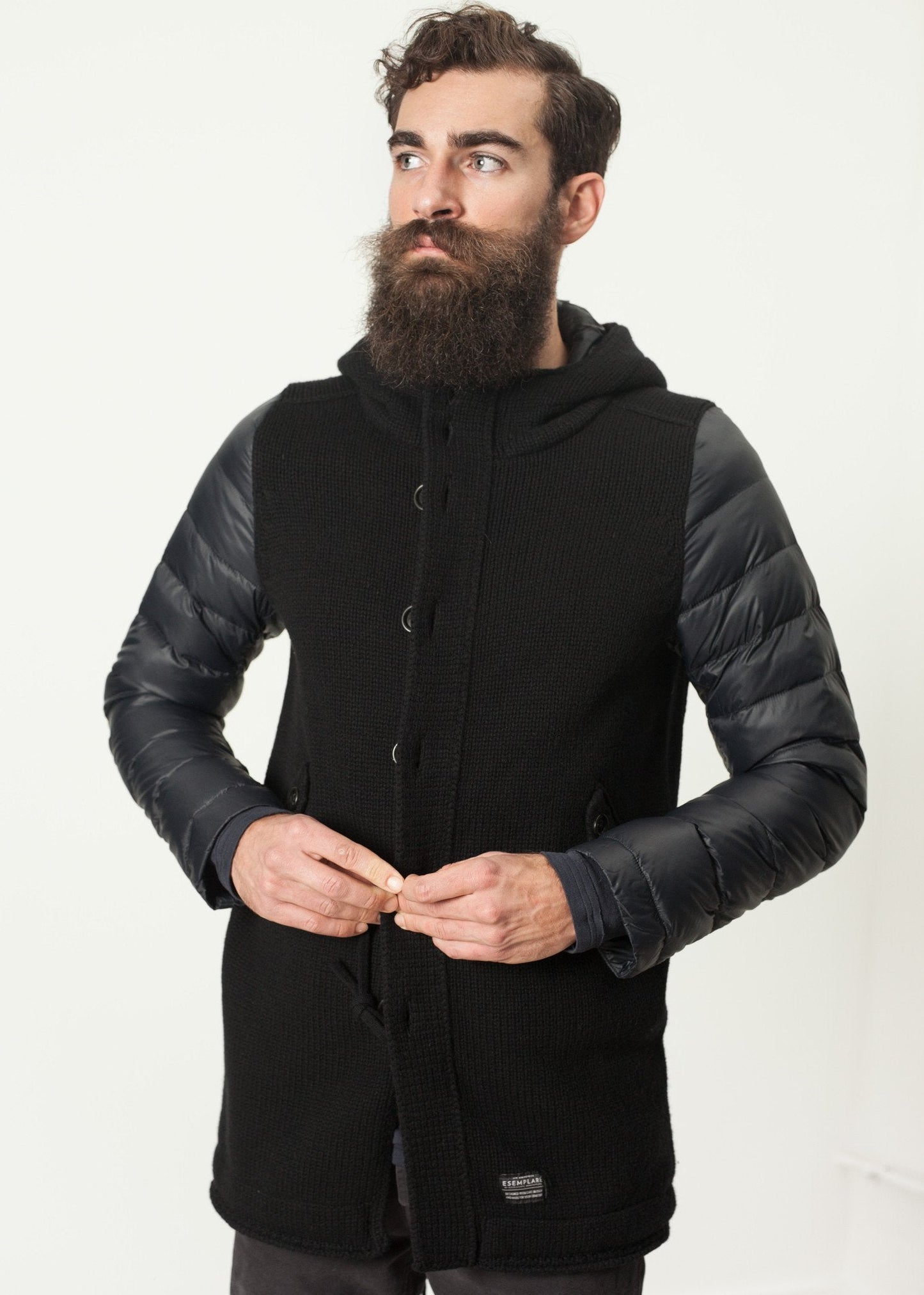 Hooded Parka i svart
