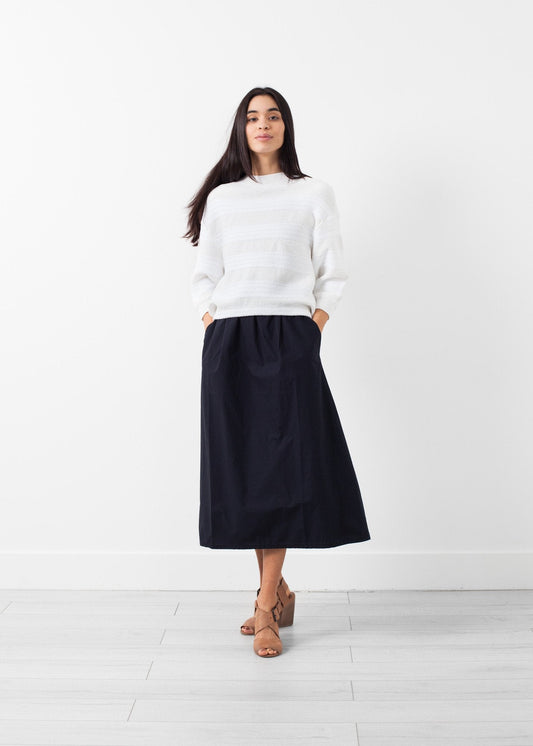 Pullover mit breiten Streifen