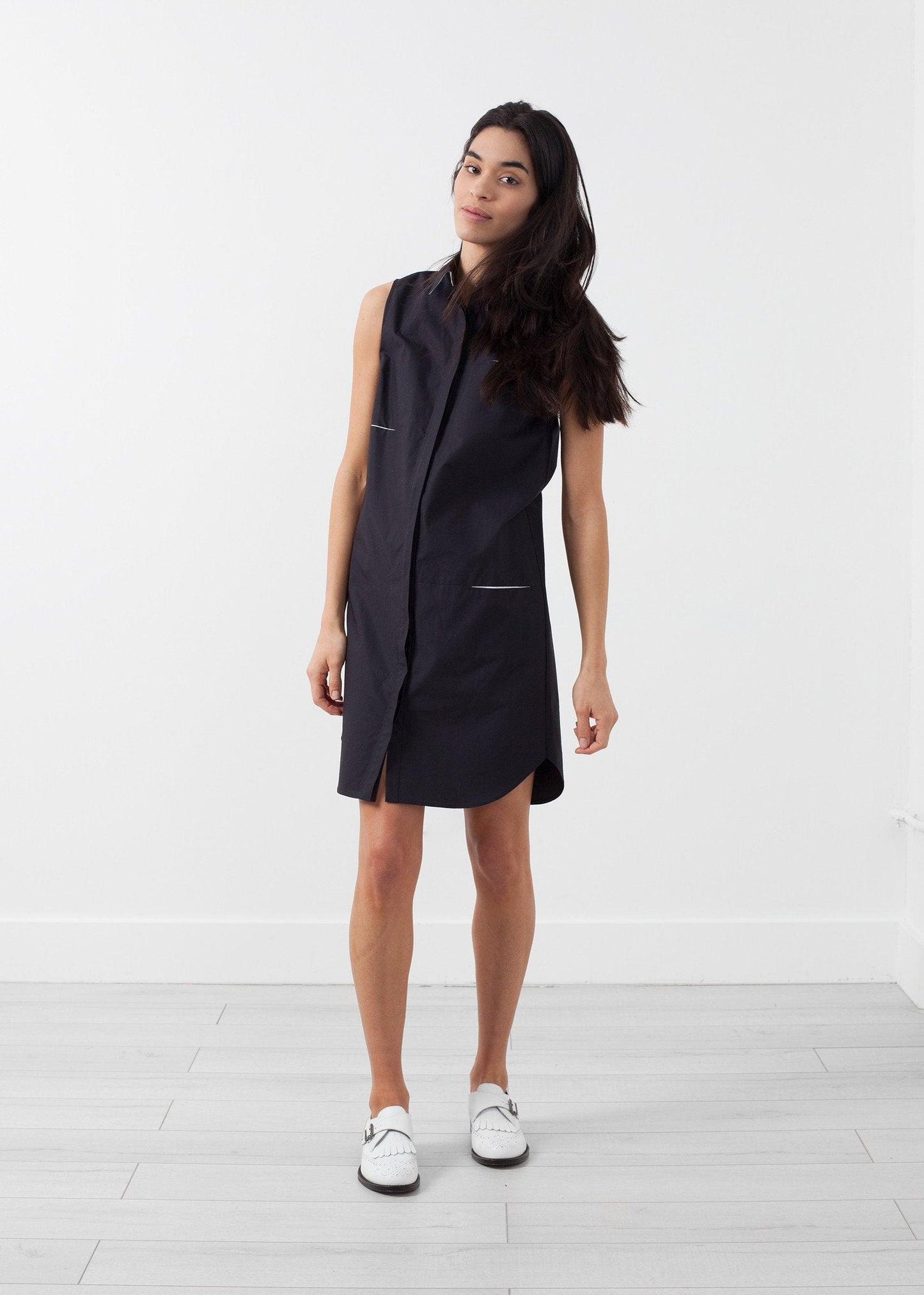 Robe sans manches avec poche cachée