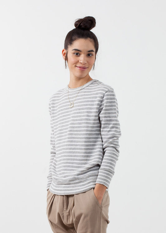 Gestreifter Pullover