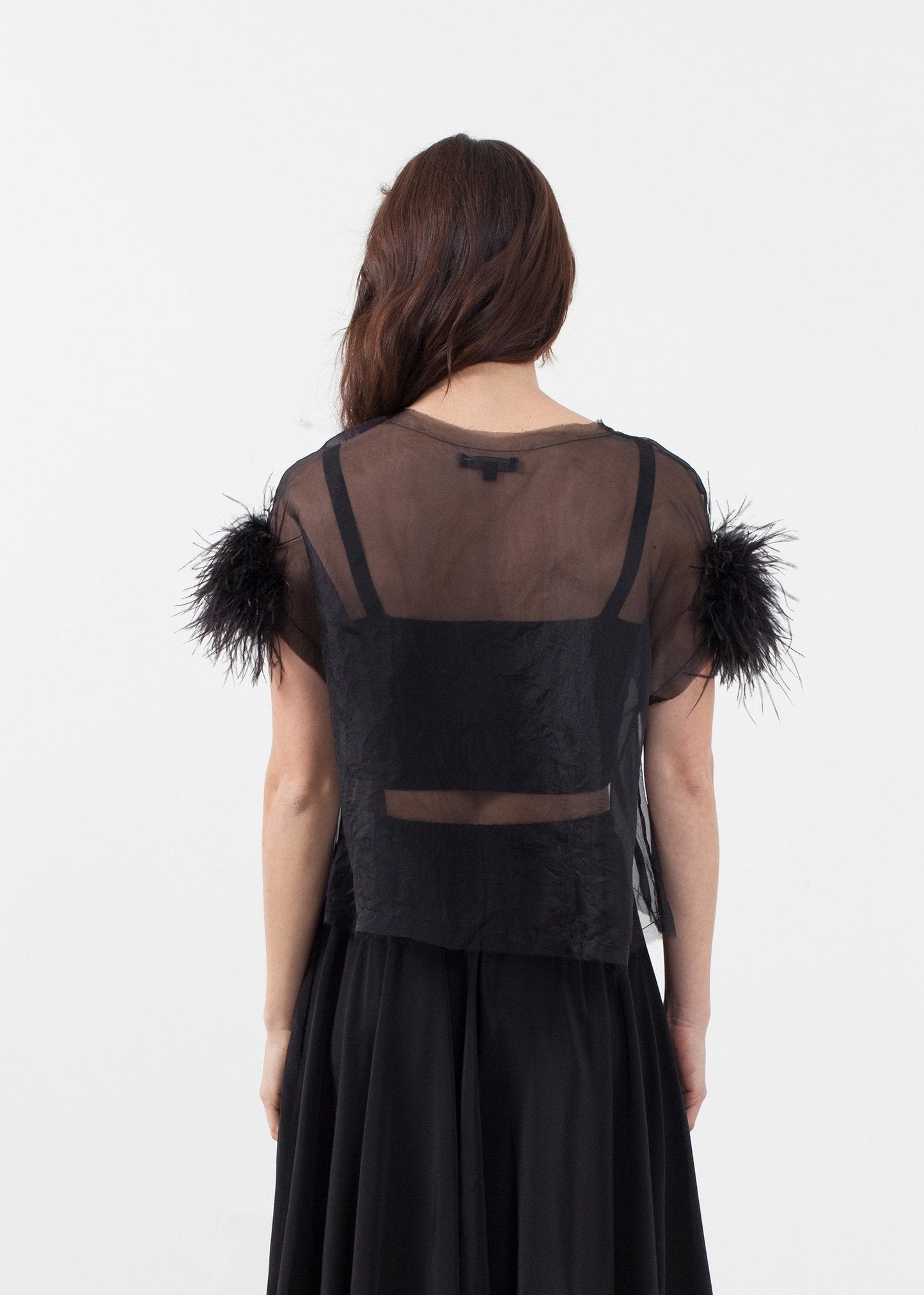 Organza-Feder-Top