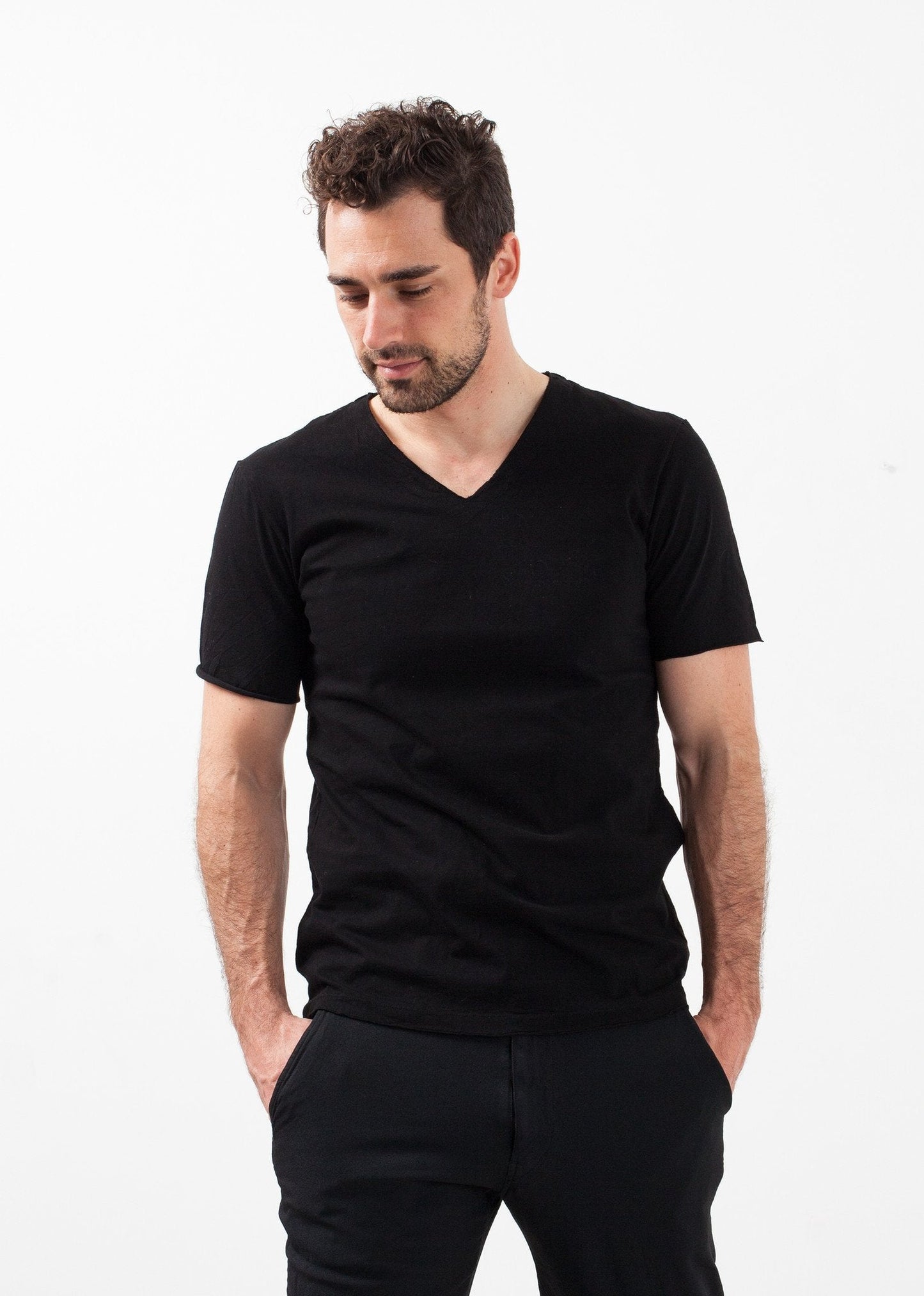 T-Shirt mit V-Ausschnitt