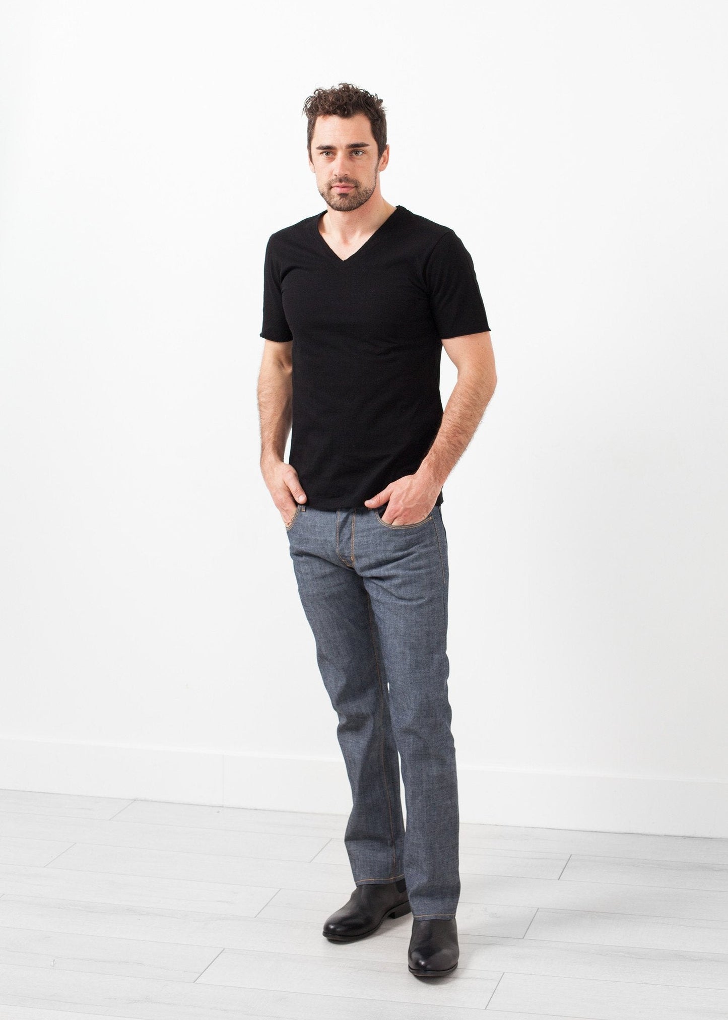 Gewaschener Jeansstoff