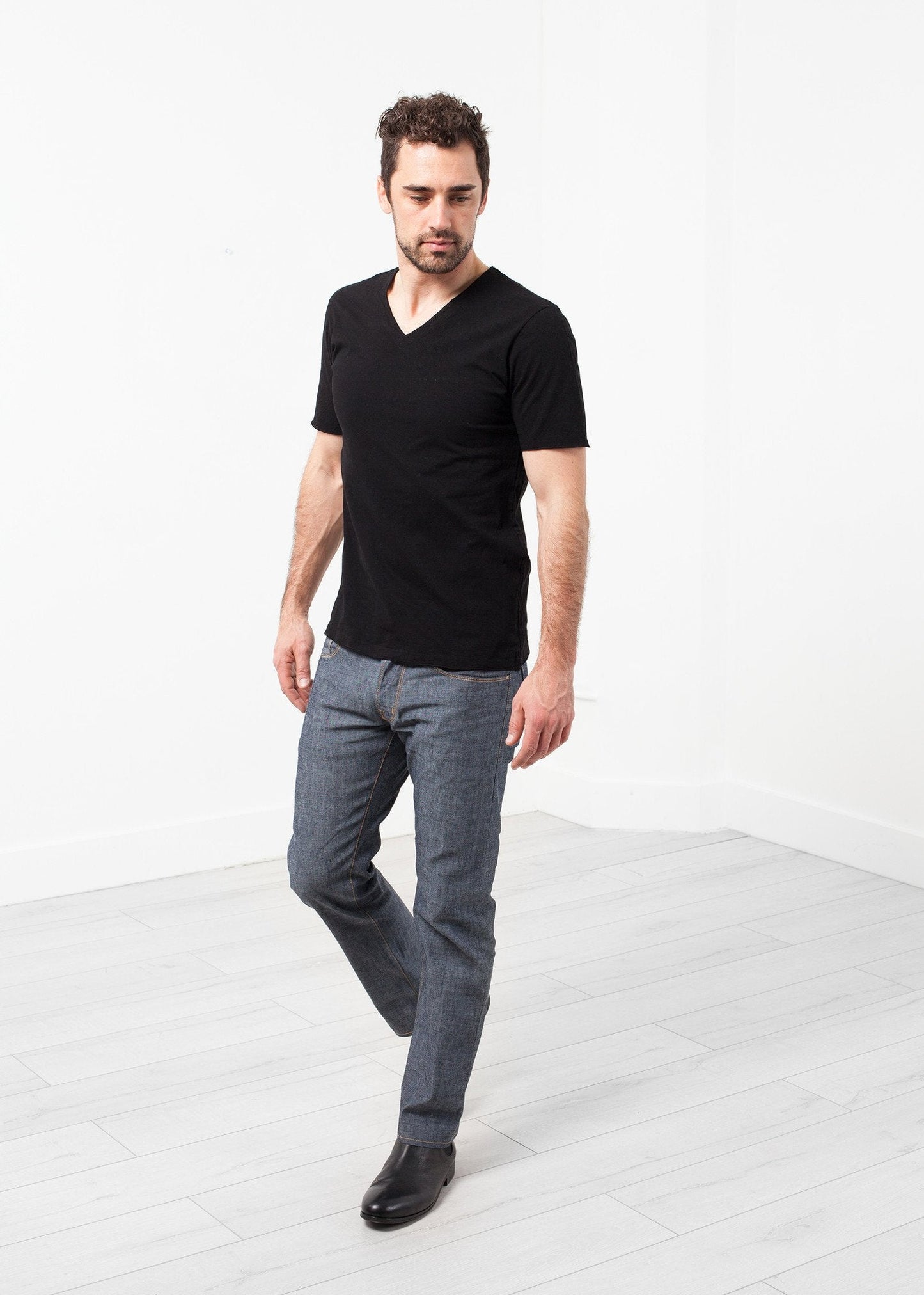 Gewaschener Jeansstoff