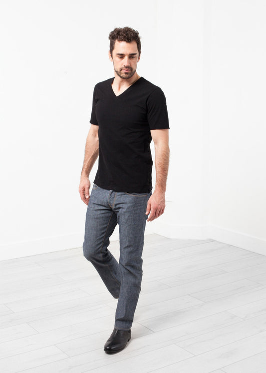 Gewaschener Jeansstoff