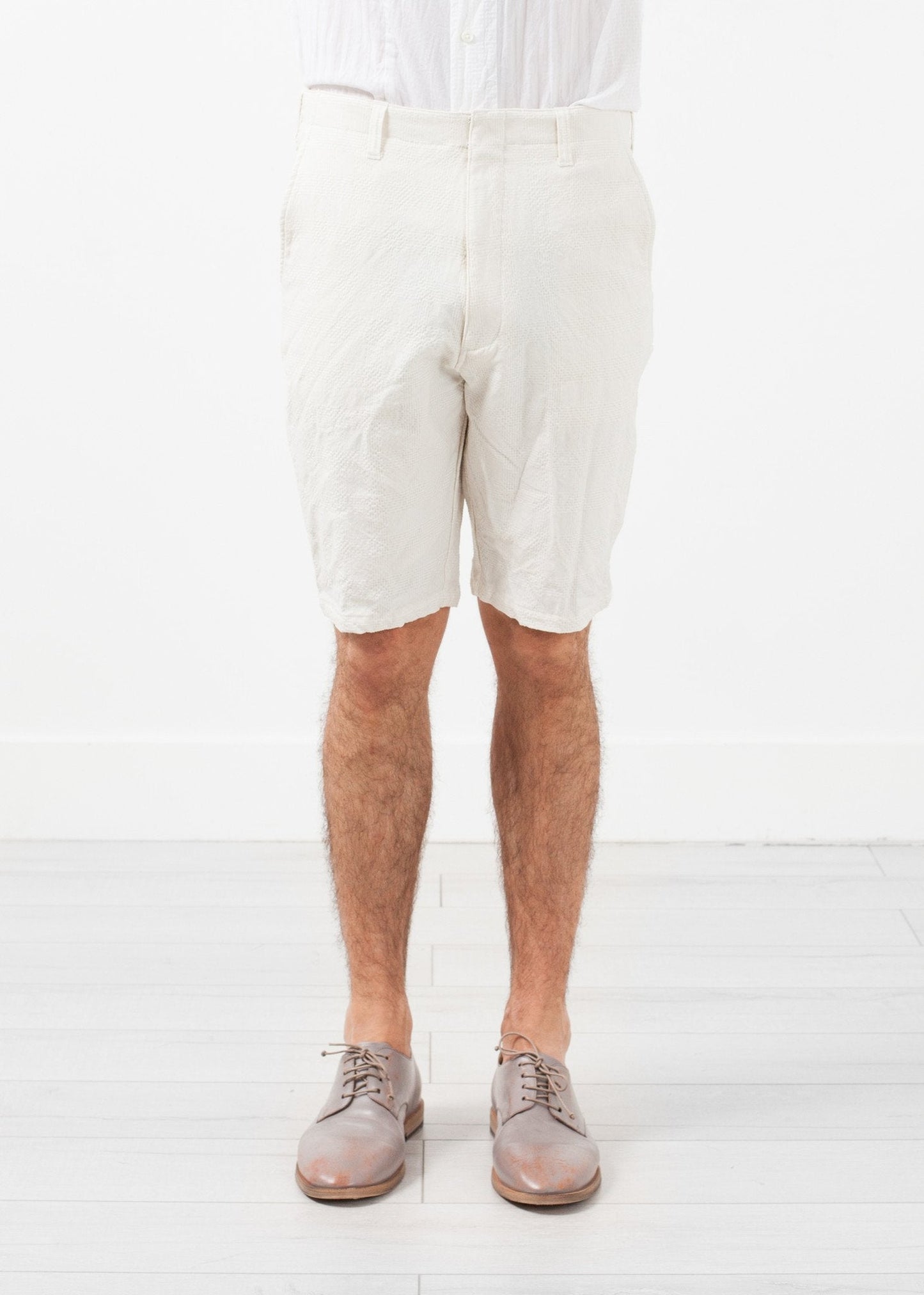Short à carreaux