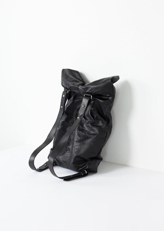 Wandelbarer Rucksack aus Leder