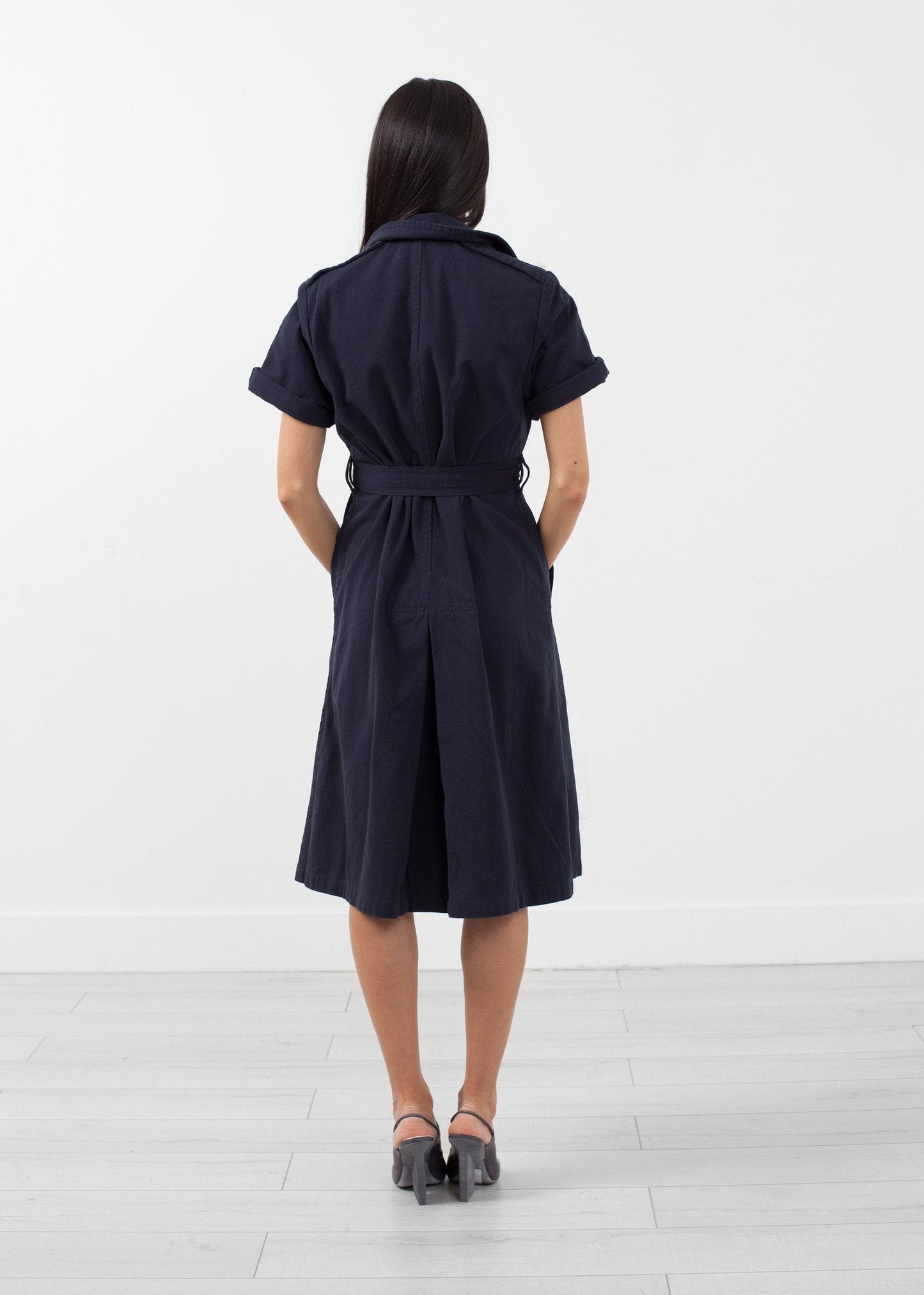 Trenchcoat mit Rollärmeln