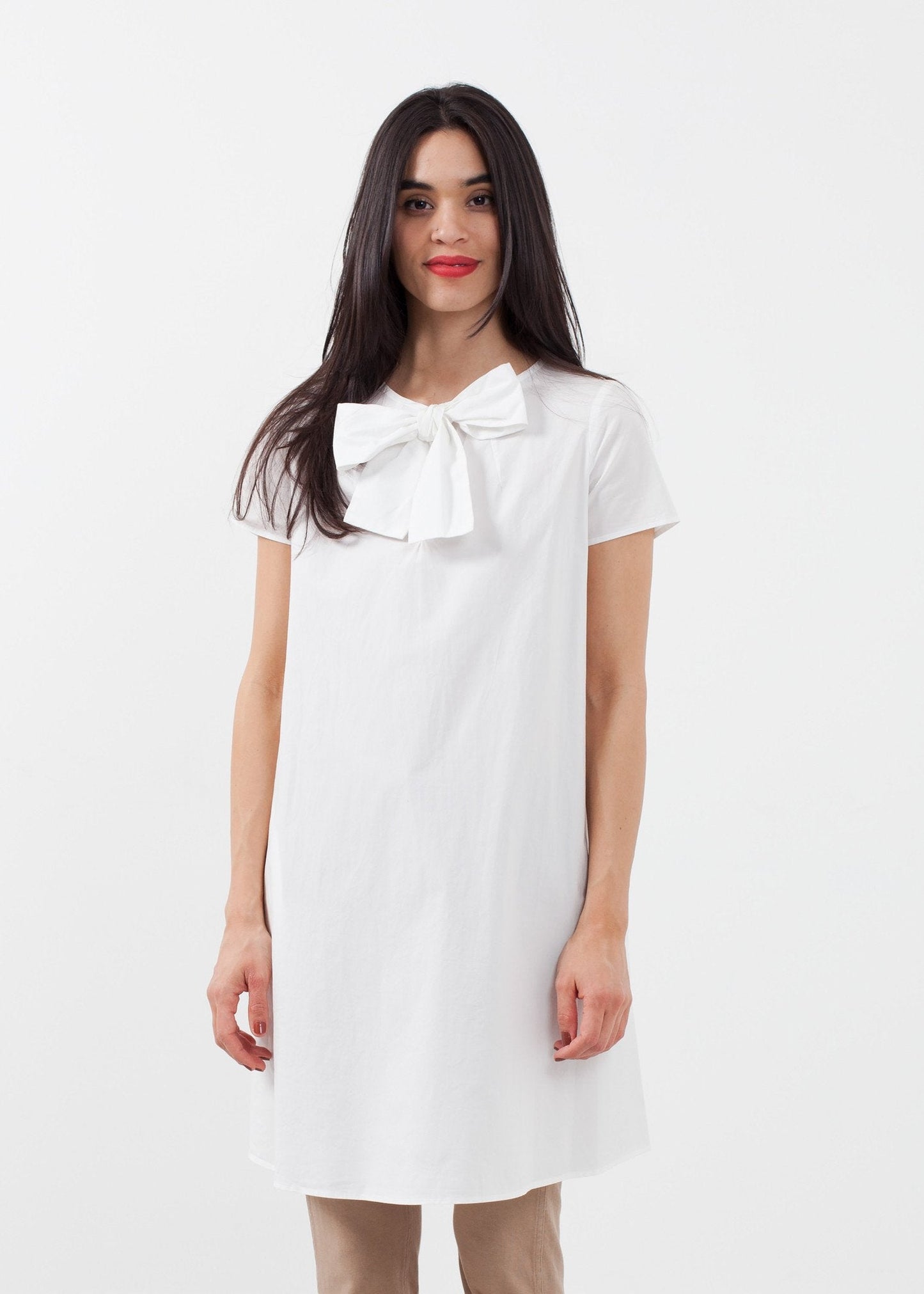 Babydoll rosettklänning