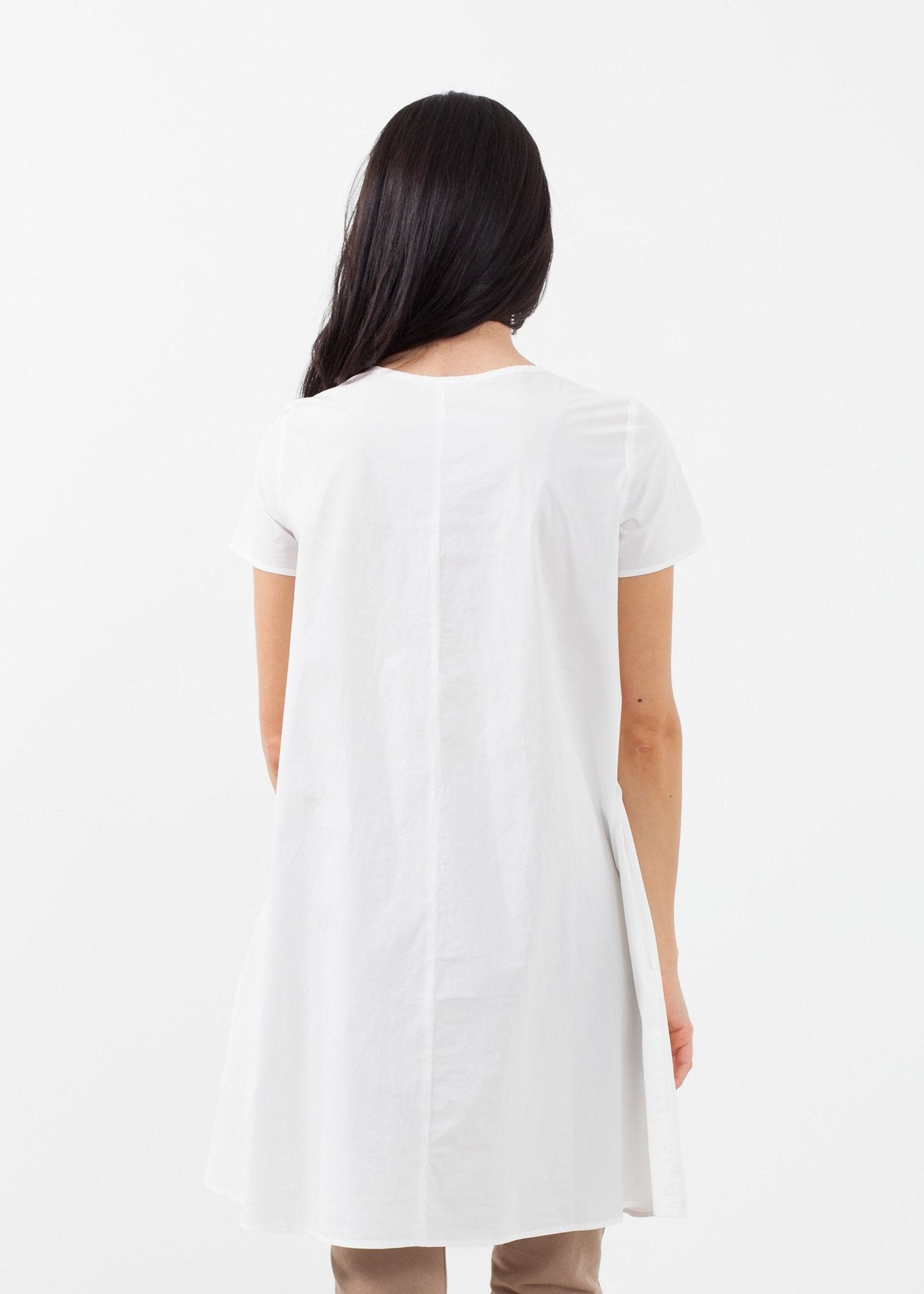 Babydoll rosettklänning