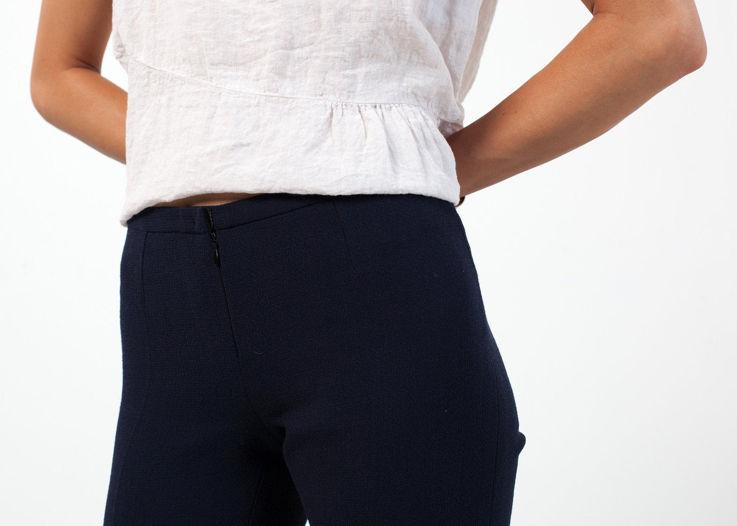 Hose aus Wollkrepp