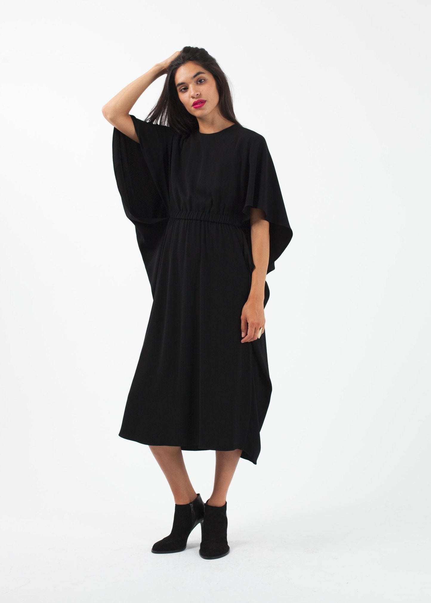 Kleid mit elastischer Taille