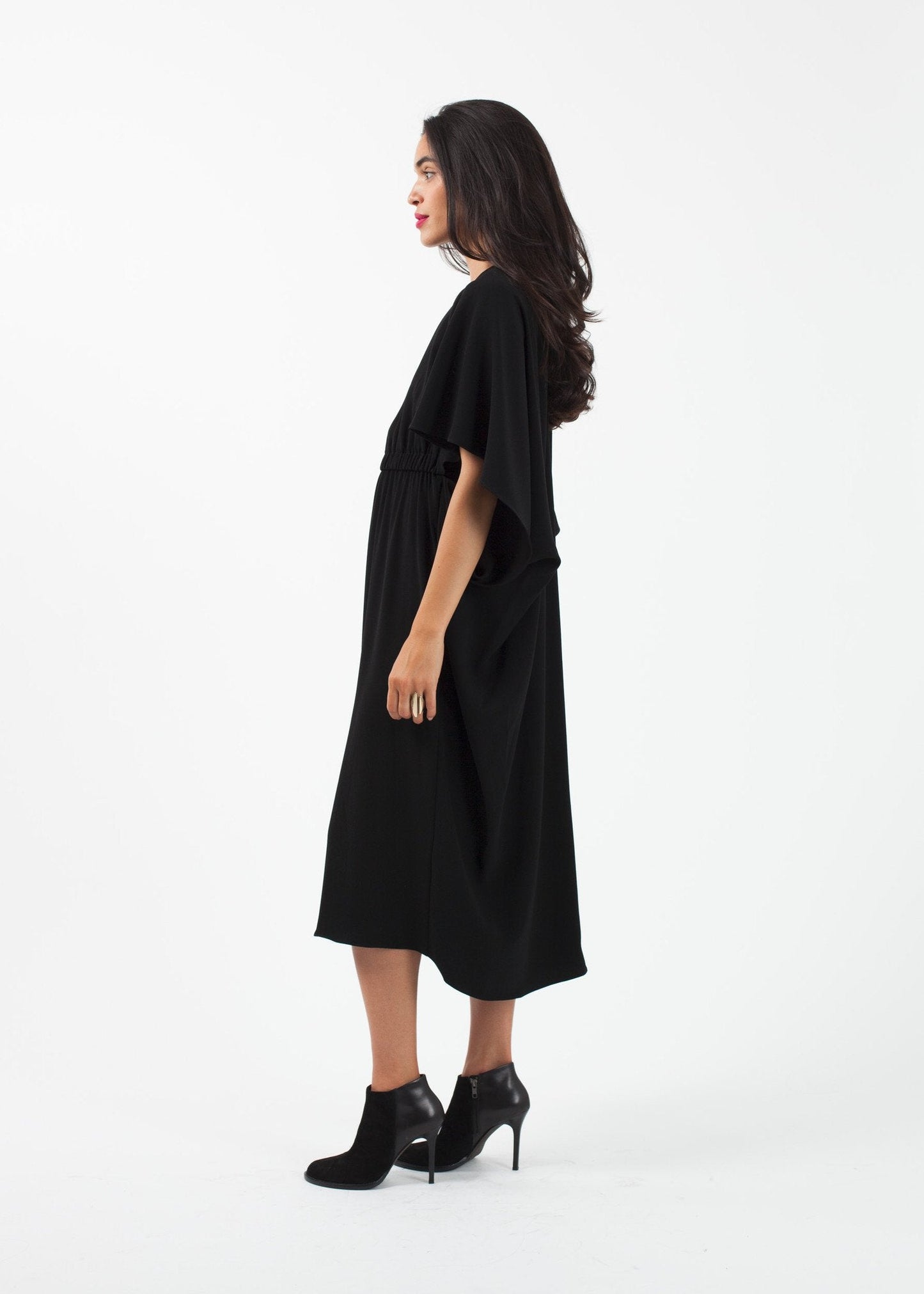 Kleid mit elastischer Taille