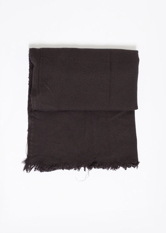 Écharpe simple en vieux noir