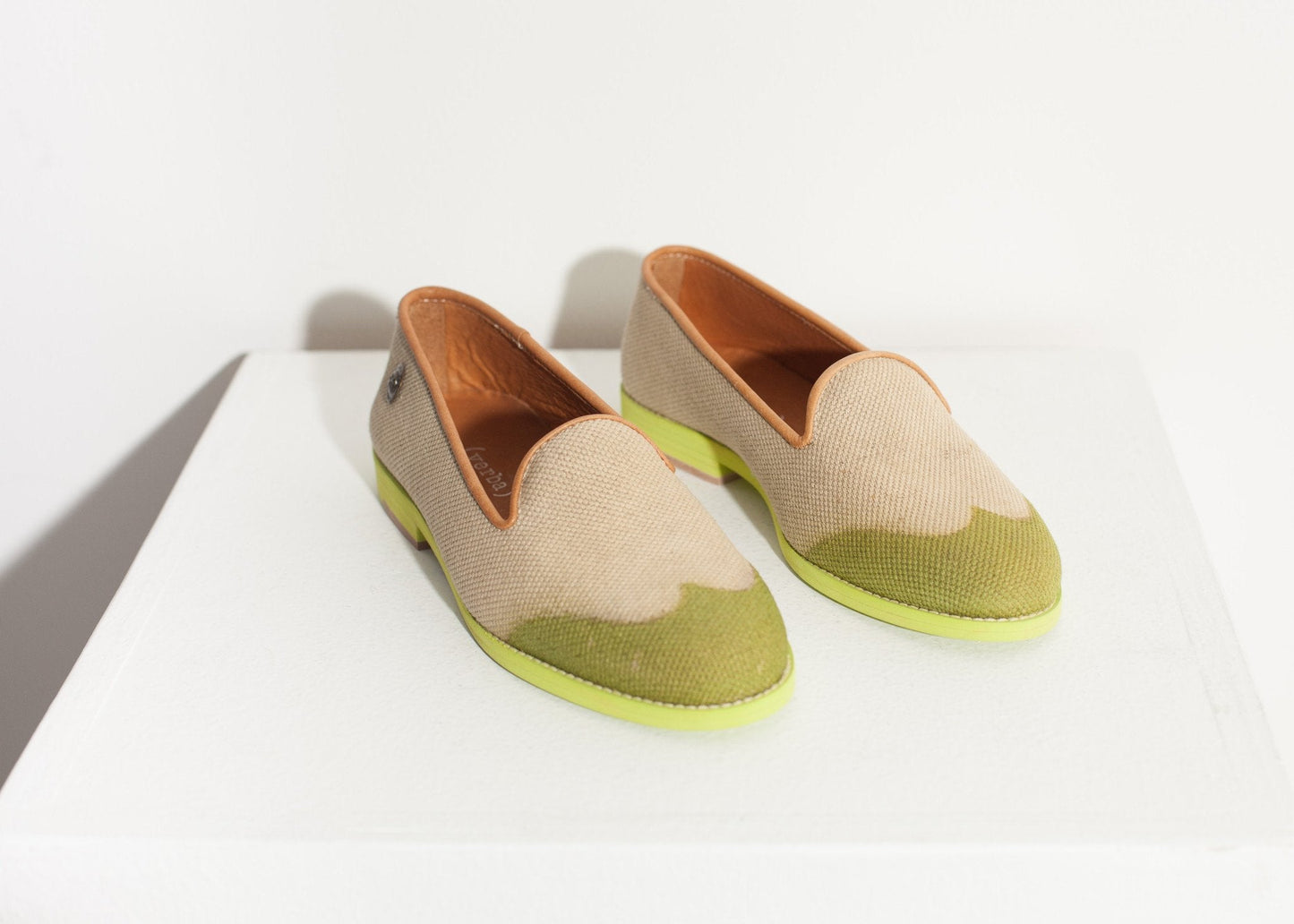 Wingtip Loafer i lime