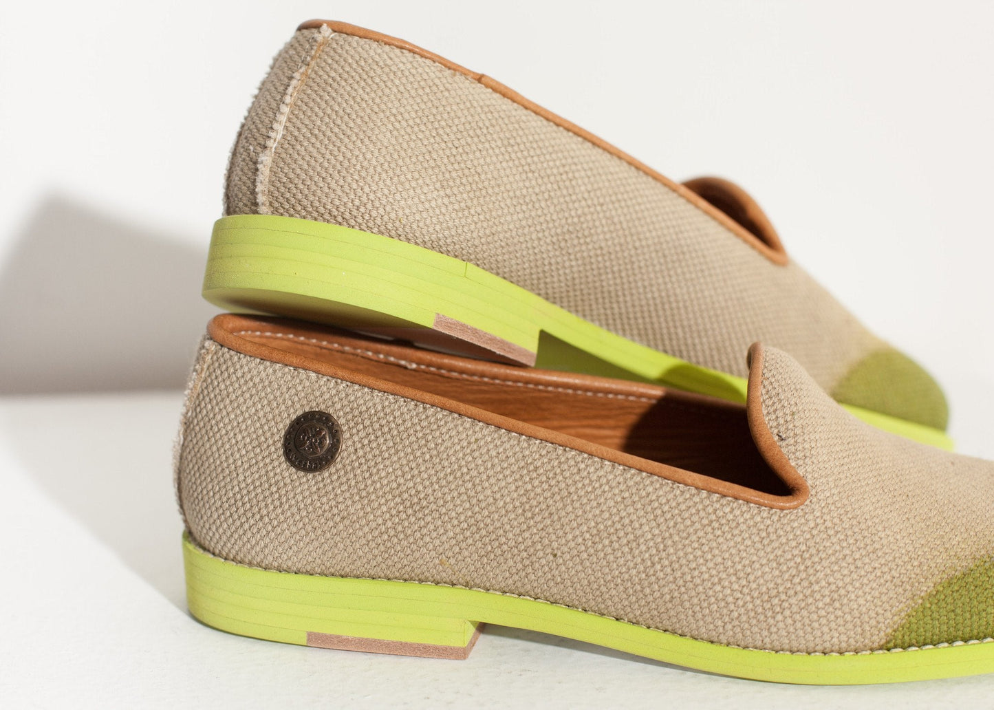 Wingtip Loafer i lime