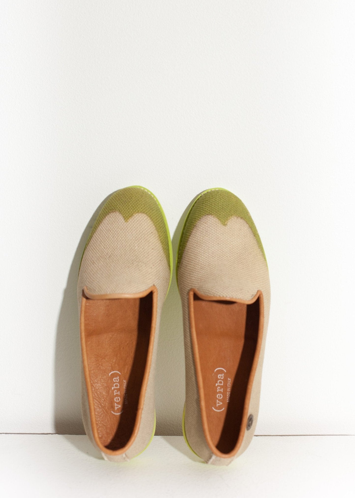 Wingtip Loafer i lime