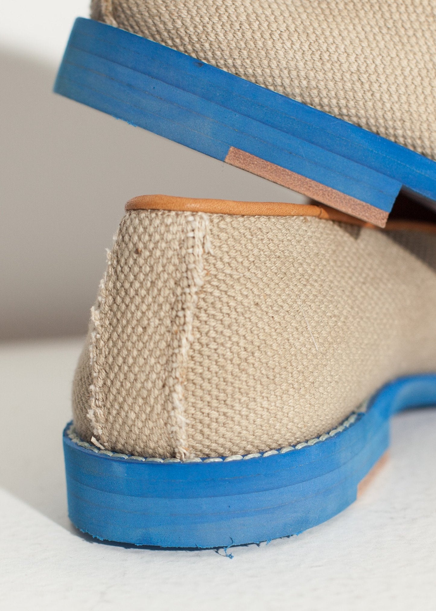 Wingtip Loafer in Blau