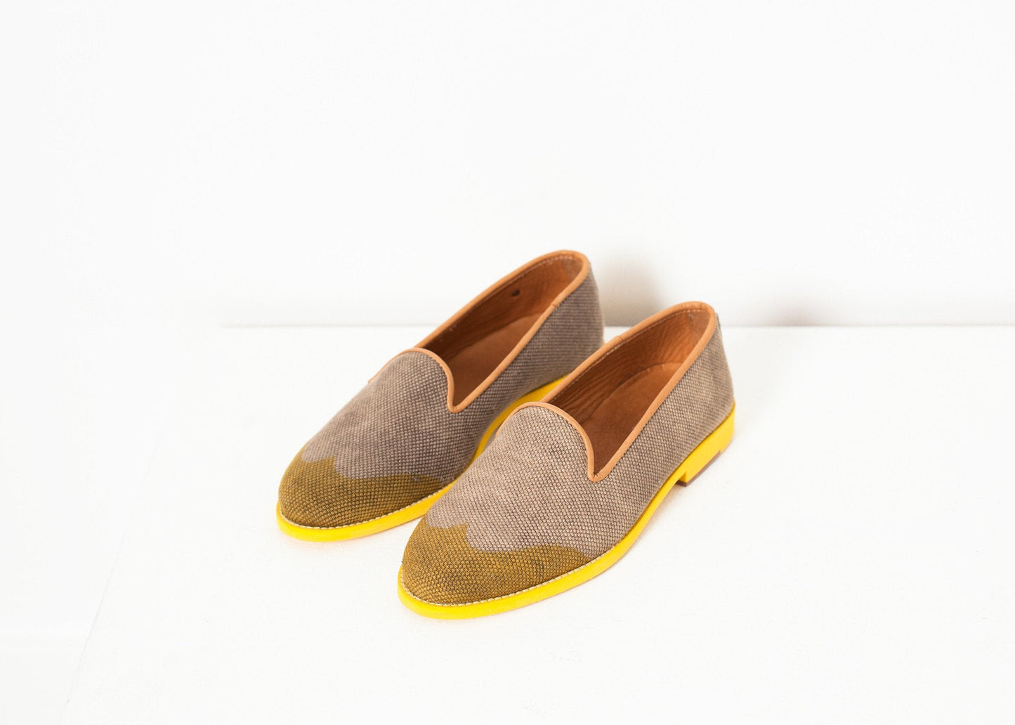 Wingtip Loafer i gult