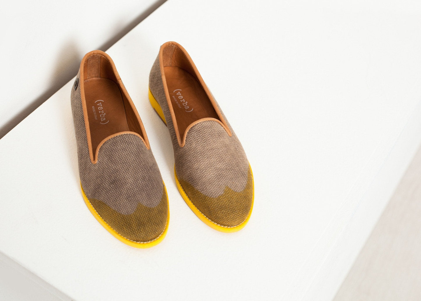 Wingtip Loafer i gult