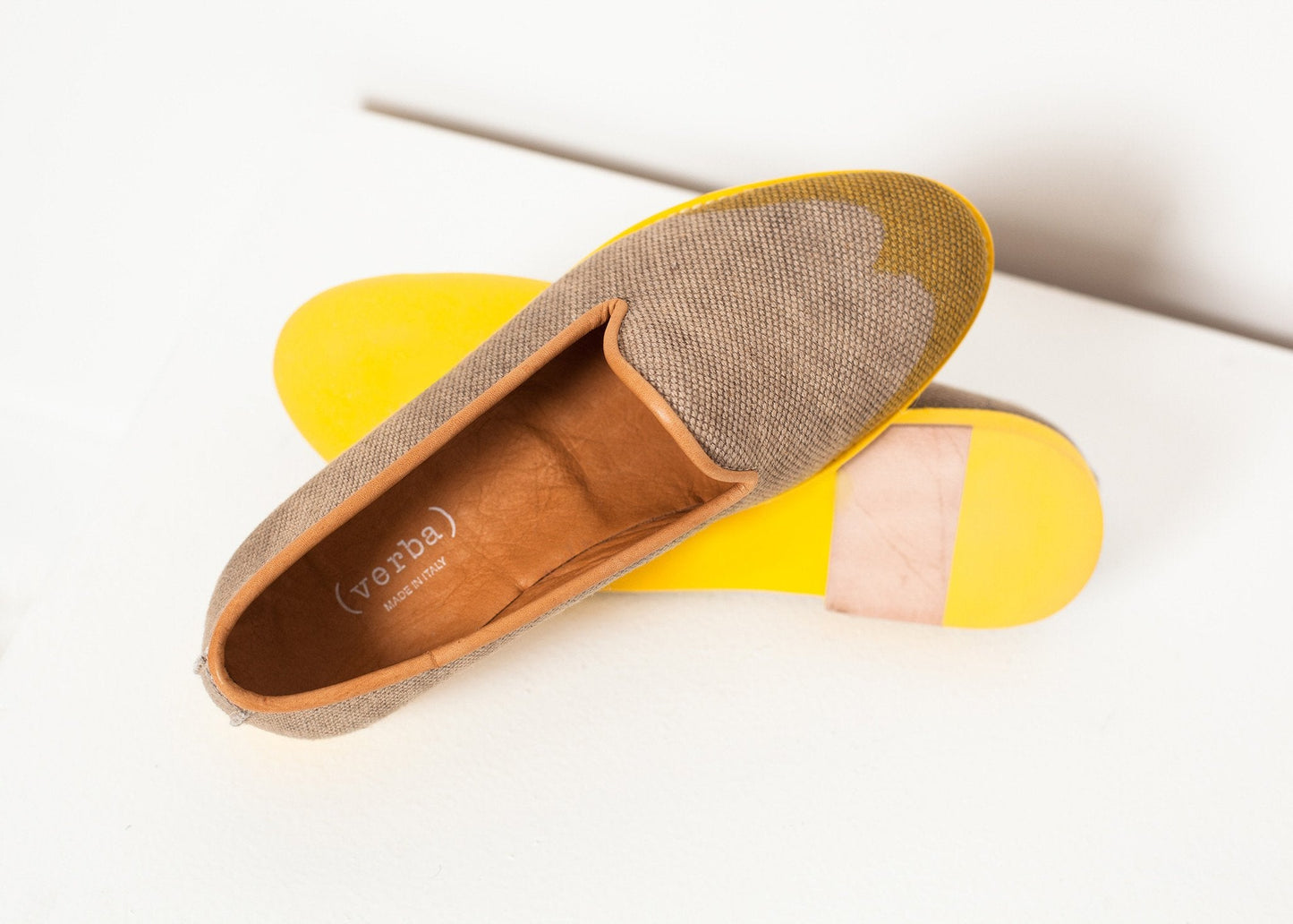 Wingtip Loafer i gult