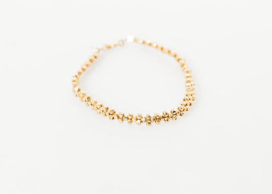 Lane Perlenarmband aus Goldmessing