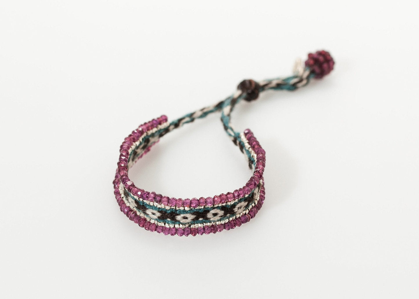Oaxaca-Armband in Granat