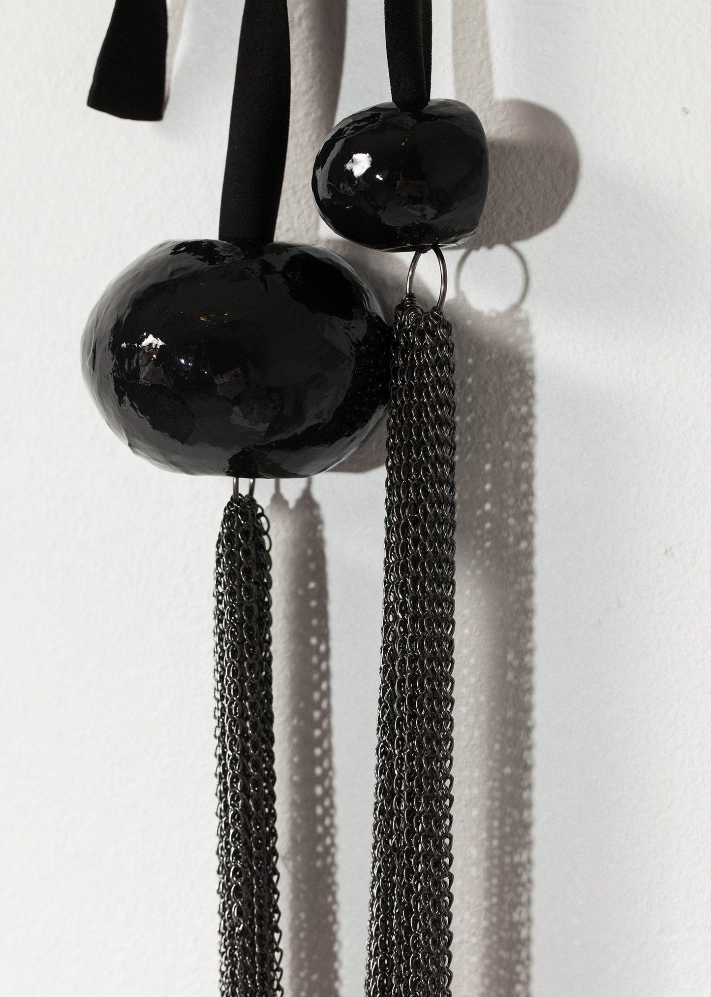 Collier Cascade en Noir